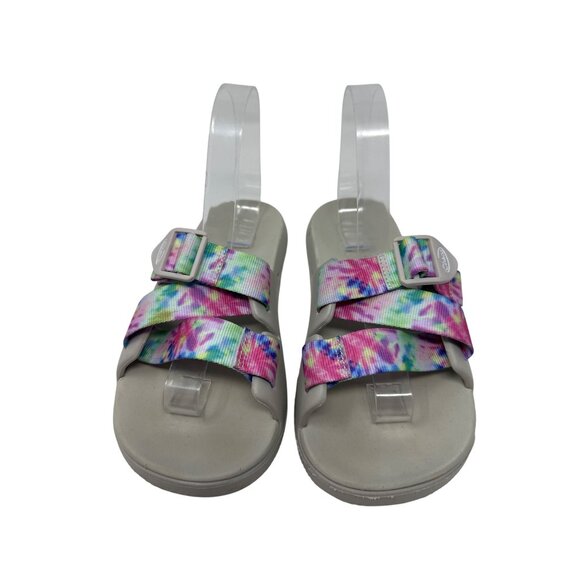 Chaco Womens Z/Cloud Tie-Dye Adjustable Sandals With Buckle Strap Size 8 - Picture 6 of 12